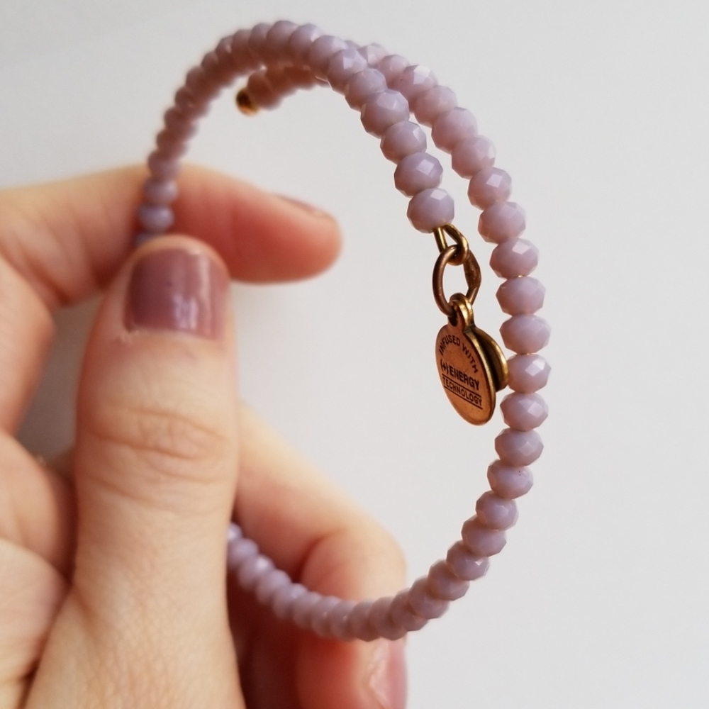 Alex and Ani beaded wrap bracelet